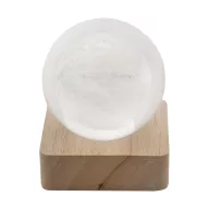   Glob cu lumina led, Everestus, 2601E15113, 60x70x60 mm, Lemn, Sticla, Transparent