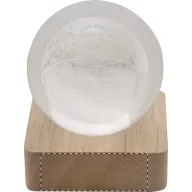   Glob cu lumina led, Everestus, 2601E15113, 60x70x60 mm, Lemn, Sticla, Transparent