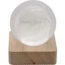Glob cu lumina led, Everestus, 2601E15113, 60x70x60 mm, Lemn, Sticla, Transparent