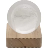   Glob cu lumina led, Everestus, 2601E15113, 60x70x60 mm, Lemn, Sticla, Transparent