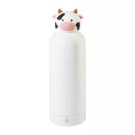   Sticla termos vacuta pentru copii, Everestus, 2610E19379, 500 ml, Ø73x243 mm, Otel inoxidabil, Alb
