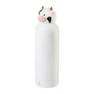   Sticla termos vacuta pentru copii, Everestus, 2610E19379, 500 ml, Ø73x243 mm, Otel inoxidabil, Alb