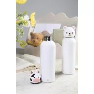   Sticla termos vacuta pentru copii, Everestus, 2610E19379, 500 ml, Ø73x243 mm, Otel inoxidabil, Alb