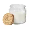 Lumanare cu aroma de vanilie, Everestus, 2601E14896, Ø60x60 mm, Ceara, Sticla, Alb