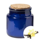   Lumanare cu aroma de vanilie, Everestus, 2601E14893, Ø60x60 mm, Ceara, Sticla, Albastru