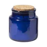   Lumanare cu aroma de vanilie, Everestus, 2601E14893, Ø60x60 mm, Ceara, Sticla, Albastru