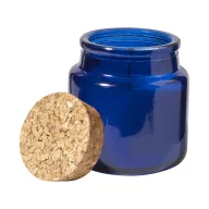   Lumanare cu aroma de vanilie, Everestus, 2601E14893, Ø60x60 mm, Ceara, Sticla, Albastru