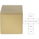 Cub antistres, Everestus, 2601E14934, 45x45x45 mm, Poliuretan, Auriu