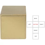   Cub antistres, Everestus, 2601E14934, 45x45x45 mm, Poliuretan, Auriu