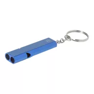   Breloc fluier, Everestus, 2601E15222, 15x56x8 mm, Aluminiu, Metal, Albastru