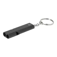   Breloc fluier, Everestus, 2601E15221, 15x56x8 mm, Aluminiu, Metal, Negru