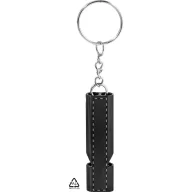   Breloc fluier, Everestus, 2601E15221, 15x56x8 mm, Aluminiu, Metal, Negru