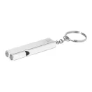 Breloc fluier, Everestus, 2601E15224, 15x56x8 mm, Aluminiu, Metal, Argintiu