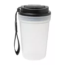 Cana de voiaj, 400 ml, Everestus, 2601E15033, Ø90x140 mm, Polipropilena, Poliester, Alb