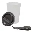 Cana de voiaj, 400 ml, Everestus, 2601E15033, Ø90x140 mm, Polipropilena, Poliester, Alb