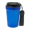 Cana de voiaj, 400 ml, Everestus, 2601E15030, Ø90x140 mm, Polipropilena, Poliester, Albastru inchis