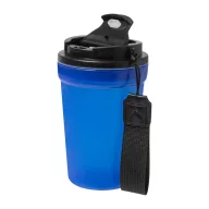   Cana de voiaj, 400 ml, Everestus, 2601E15030, Ø90x140 mm, Polipropilena, Poliester, Albastru inchis