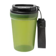   Cana de voiaj, 400 ml, Everestus, 2601E15031, Ø90x140 mm, Polipropilena, Poliester, Verde