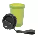 Cana de voiaj, 400 ml, Everestus, 2601E15031, Ø90x140 mm, Polipropilena, Poliester, Verde