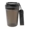 Cana de voiaj, 400 ml, Everestus, 2601E15029, Ø90x140 mm, Polipropilena, Poliester, Negru