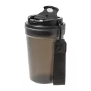 Cana de voiaj, 400 ml, Everestus, 2601E15029, Ø90x140 mm, Polipropilena, Poliester, Negru