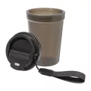 Cana de voiaj, 400 ml, Everestus, 2601E15029, Ø90x140 mm, Polipropilena, Poliester, Negru