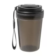   Cana de voiaj, 400 ml, Everestus, 2601E15029, Ø90x140 mm, Polipropilena, Poliester, Negru
