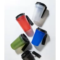   Cana de voiaj, 400 ml, Everestus, 2601E15029, Ø90x140 mm, Polipropilena, Poliester, Negru