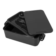   Caserola pentru alimente, 1000 ml, Everestus, 2601E14984, 195x115x78 mm, Polipropilena, Negru