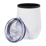   Cana termos 350 ml, Everestus, 2601E15175, Ø88x125 mm, Otel, Polipropilena, Alb