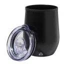 Cana termos 350 ml, Everestus, 2601E15172, Ø88x125 mm, Otel, Polipropilena, Negru
