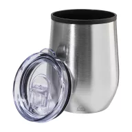   Cana termos 350 ml, Everestus, 2601E15174, Ø88x125 mm, Otel, Polipropilena, Argintiu