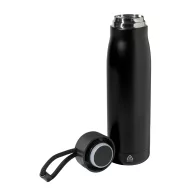   Sticla termos 500 ml, Everestus, 2601E15232, Ø69x250 mm, Otel, Polipropilena, Negru