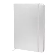   Agenda, Everestus, 2601E15147, A5, Dictando, coperta cu elastic, 145x210x16 mm, Poliuretan, Hartie, Argintiu