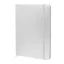 Agenda, Everestus, 2601E15147, A5, Dictando, coperta cu elastic, 145x210x16 mm, Poliuretan, Hartie, Argintiu