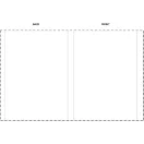 Agenda, Everestus, 2601E15147, A5, Dictando, coperta cu elastic, 145x210x16 mm, Poliuretan, Hartie, Argintiu