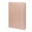 Agenda, Everestus, 2601E15146, A5, Dictando, coperta cu elastic, 145x210x16 mm, Poliuretan, Hartie, Roz