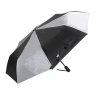   Umbrela de ploaie, rezistenta la vant, Everestus, 2601E15211, Automata, Maner Drept, Ø960x290 mm, Poliester, Metal, Negru