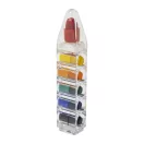 Set 6 varfuri de creioane colorate, Everestus, 2601E15161, 20x100x15 mm, Transparent