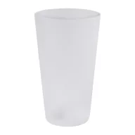   Pahar reutilizabil pentru evenimente, 500 ml, Everestus, 2601E15009, Ø85x140 mm, Polipropilena, Alb frosted