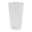 Pahar reutilizabil pentru evenimente, 500 ml, Everestus, 2601E15009, Ø85x140 mm, Polipropilena, Alb frosted