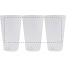 Pahar reutilizabil pentru evenimente, 500 ml, Everestus, 2601E15009, Ø85x140 mm, Polipropilena, Alb frosted
