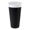 Pahar reutilizabil pentru evenimente, 500 ml, Everestus, 2601E15008, Ø85x140 mm, Polipropilena, Negru