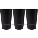 Pahar reutilizabil pentru evenimente, 500 ml, Everestus, 2601E15008, Ø85x140 mm, Polipropilena, Negru