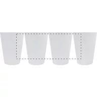   Pahar reutilizabil pentru evenimente, 300 ml, Everestus, 2601E15012, Ø80x105 mm, Polipropilena, Alb frosted
