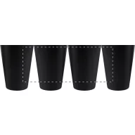   Pahar reutilizabil pentru evenimente, 300 ml, Everestus, 2601E15011, Ø80x105 mm, Polipropilena, Negru
