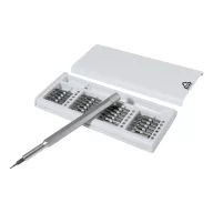  Set de surubelnite cu 24 biti, Everestus, 2601E15118, 158x67x16 mm, ABS, Alb