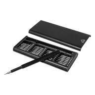   Set de surubelnite cu 24 biti, Everestus, 2601E15117, 158x67x16 mm, ABS, Negru