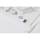 Saculet de colorat pentru Copii, Everestus, 2601E15369, 250x300 mm, Poliester, Material netesut, Alb