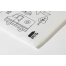 Penar cu 5 creioane colorate, Everestus, 2601E15046, 228x120 mm, Poliester, Material netesut, Alb